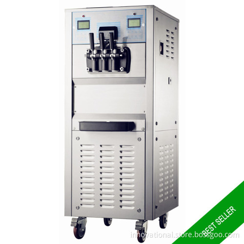 Model-378A (Capacity 70L/H, Double systems, LED panels, Air pump) Ice Cream Machine